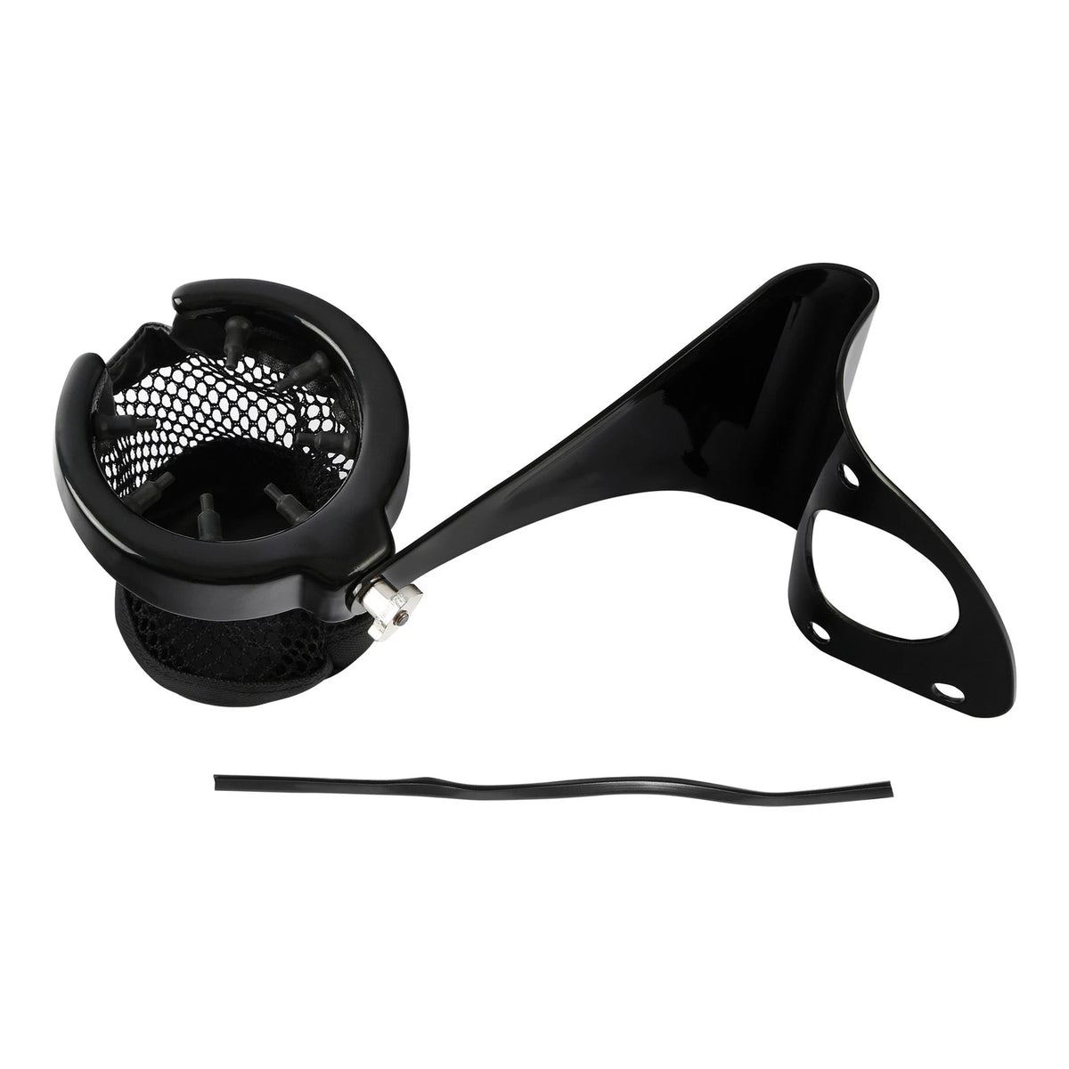 Rear Drink Cup Holder Passenger Fit For Harley Touring Street Road Glide 2014-Up