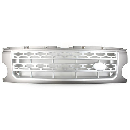 Gray Silver Front Grille Bumper Mesh For Land Rover Discovery LR3 2005-2009 2007