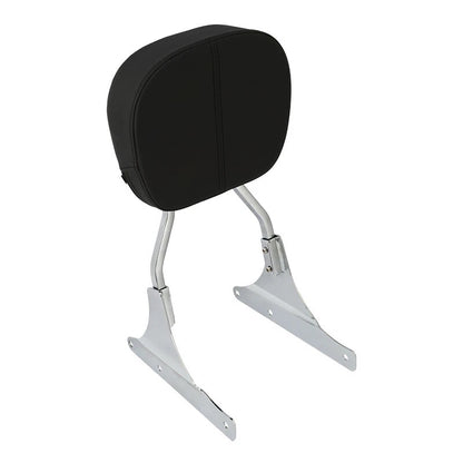 Chrome Low Backrest Sissy Bar Fit For Harley Softail FLST FLSTC FLSTNSE 84-17 US