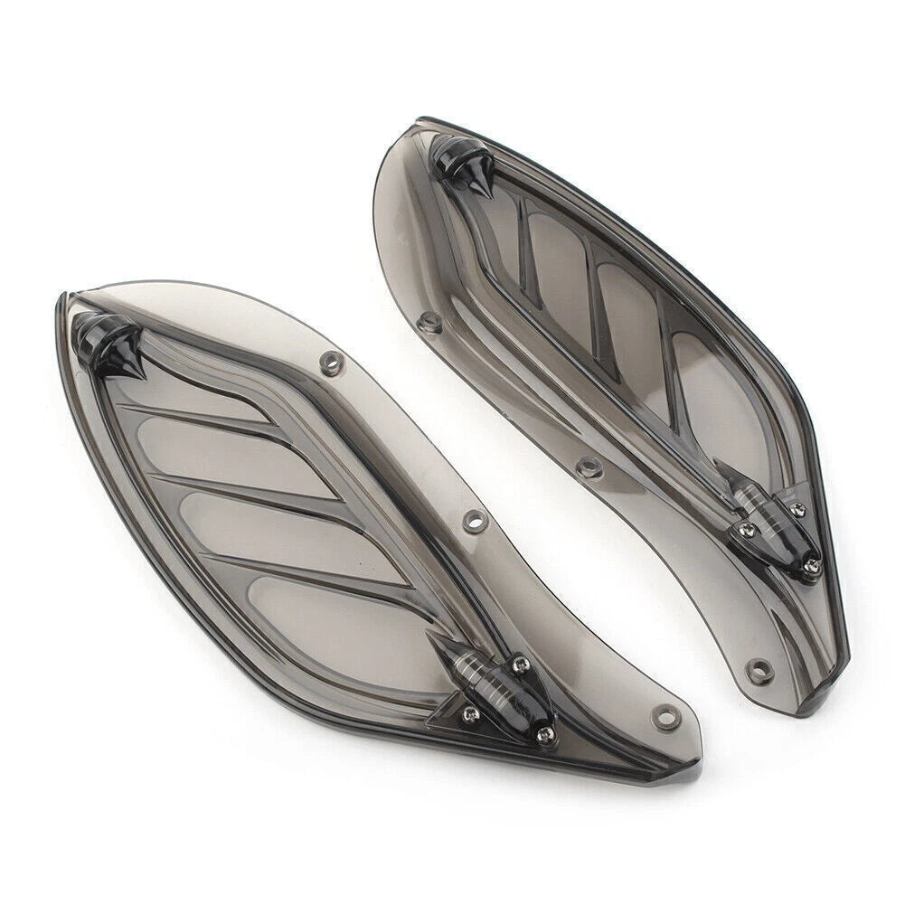 Side Wing Windshield Air Deflector Fit Harley Touring FLHR FLHT CVO 1996-2013 ab