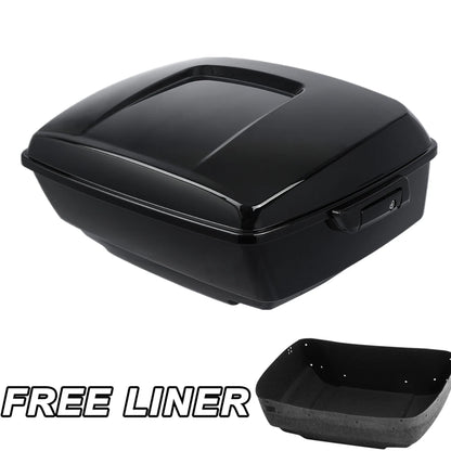 King Pack Trunk Luggag Black Latches For Harley Touring Road King Glide 14-25 24