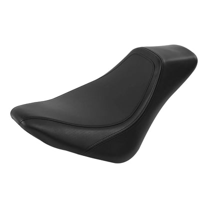 Rider Driver Solo Seat Fit For Harley Softail FLDE FLHC FLHCS FLSL 2018-Up Black