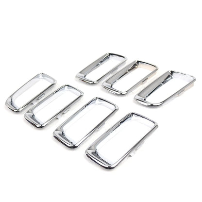 Front Grille Insert Cover Frame Grille Molding Chrome For Jeep Compass 2011-2017