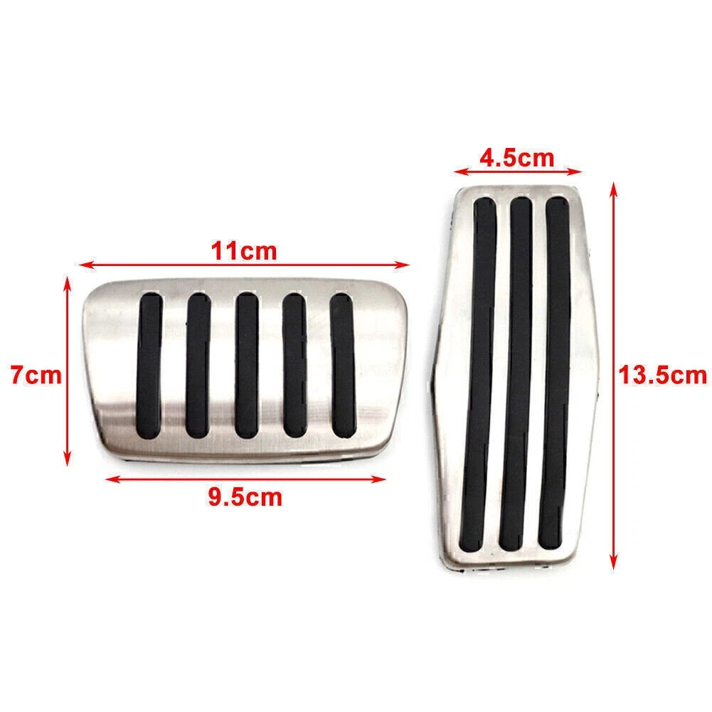 Car Foot Gas Brake Pedals Cover Kit For Chevrolet Malibu 2012-2016 2013 2014 15