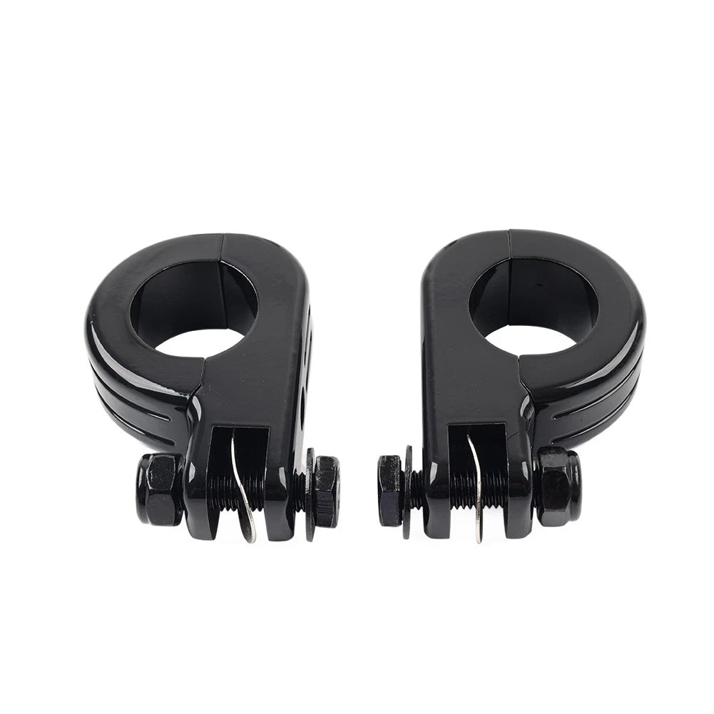 US Foot Peg Mount Clamp Bracket For Harley 1 1/4" Highway Engine Crash Bar