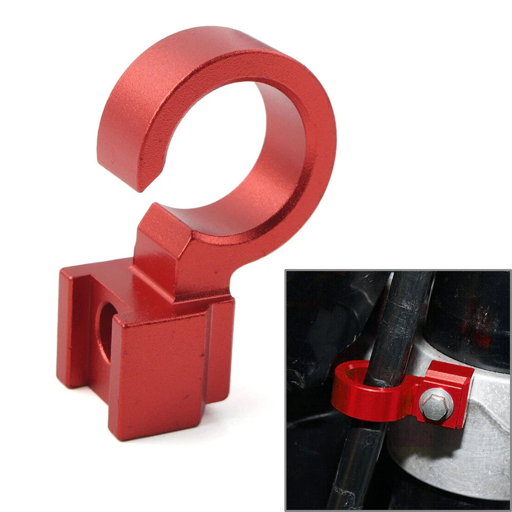 Front Brake Hose Clamp Cable Guide Line Red Fit Suzuki DRZ400SM 2005-2024 ab