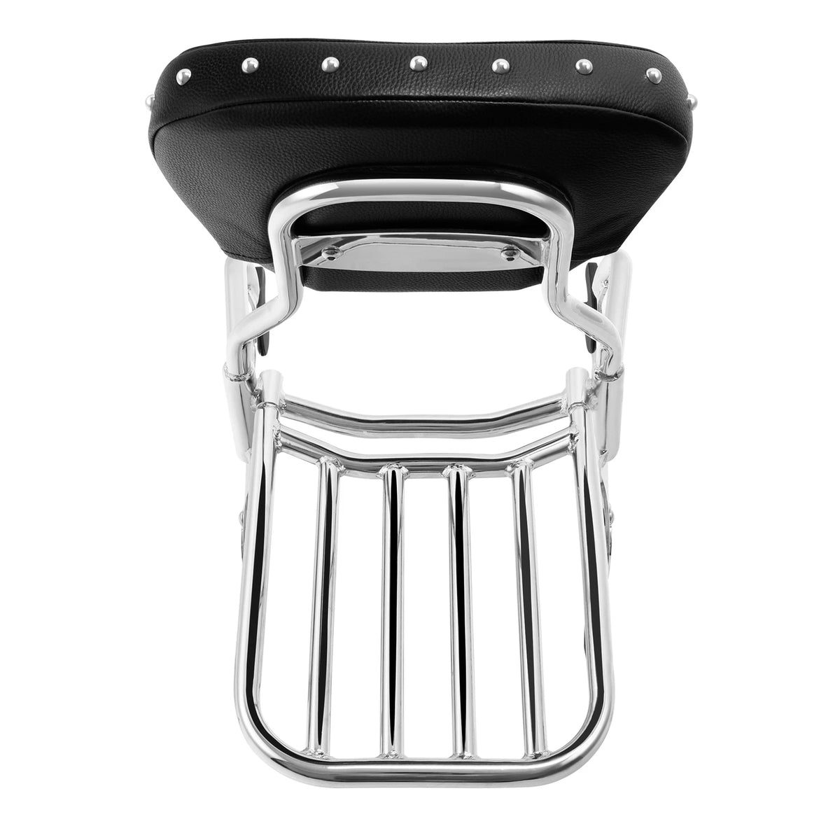 Chrome 12" Backrest Sissy Bar Luggage Rack For Indian Chief Dark Horse 14-18 15