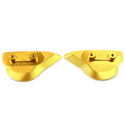 Rearview Mirror Block Off Base Plates Cover GOLD Fit Yamaha YZF-R6 YZFR6 2017-20