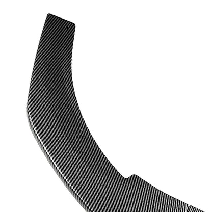 Carbon Fiber Look Front Bumper Lip Spoiler Splitter For VW Golf 8 CS R 2020-24