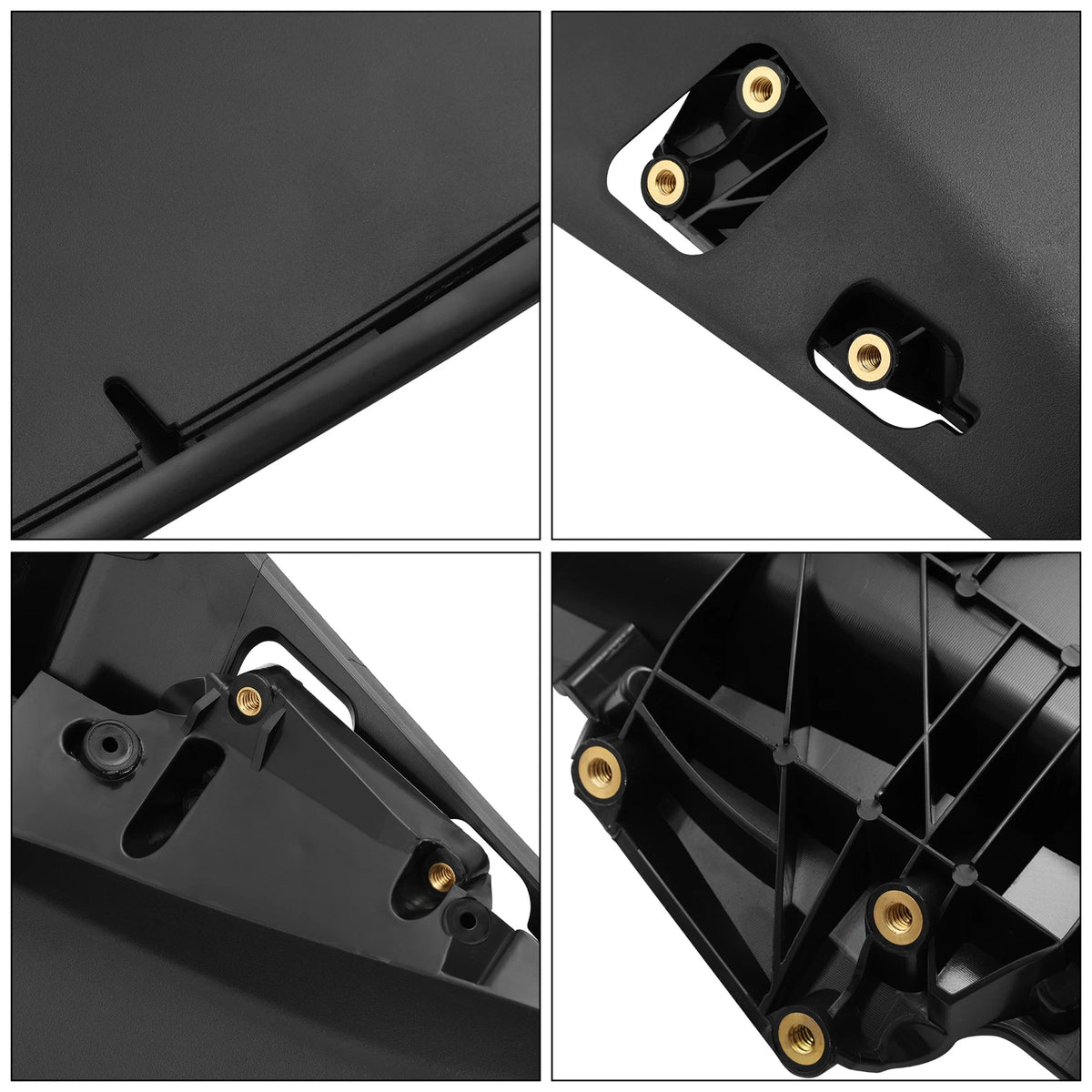 Black Inner Fairing Cover Air Vent Duct Fit For Harley CVO Road Glide 2023-2025