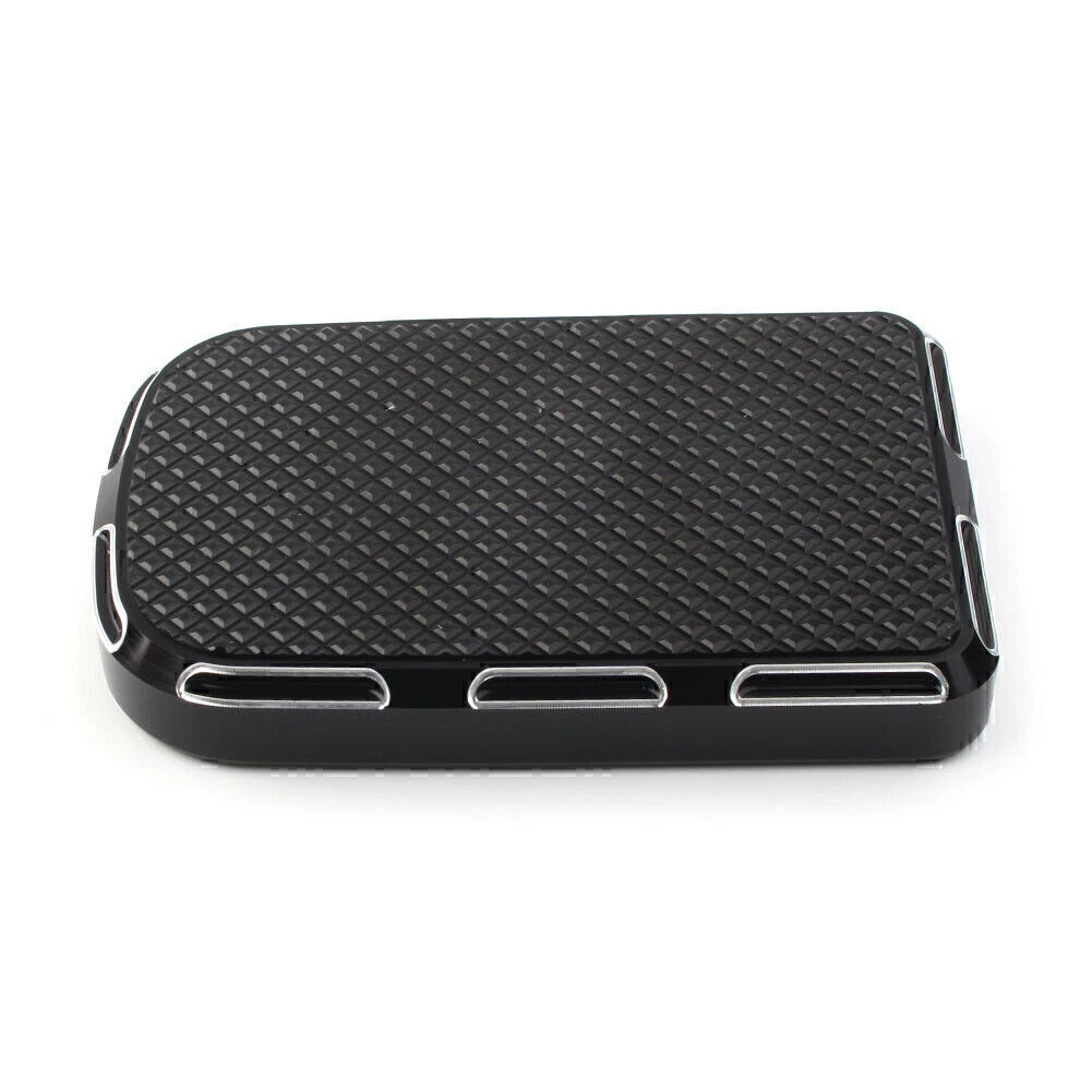 Brake Pedal Pad Cover For Harley Touring Electra Street Tri Glide FLD Black USA