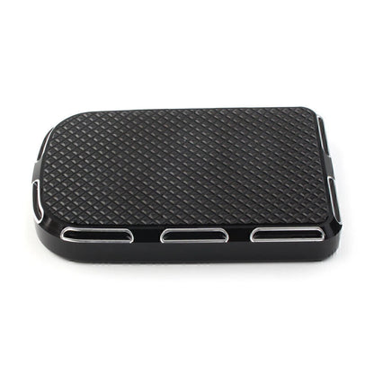 Brake Pedal Pad Cover For Harley Touring Electra Street Tri Glide FLD Black USA