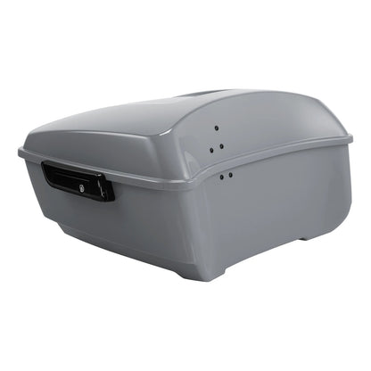 King Trunk Backrest Mount Rack Fit For Harley Electra Glide 14-Up Billiard Gray