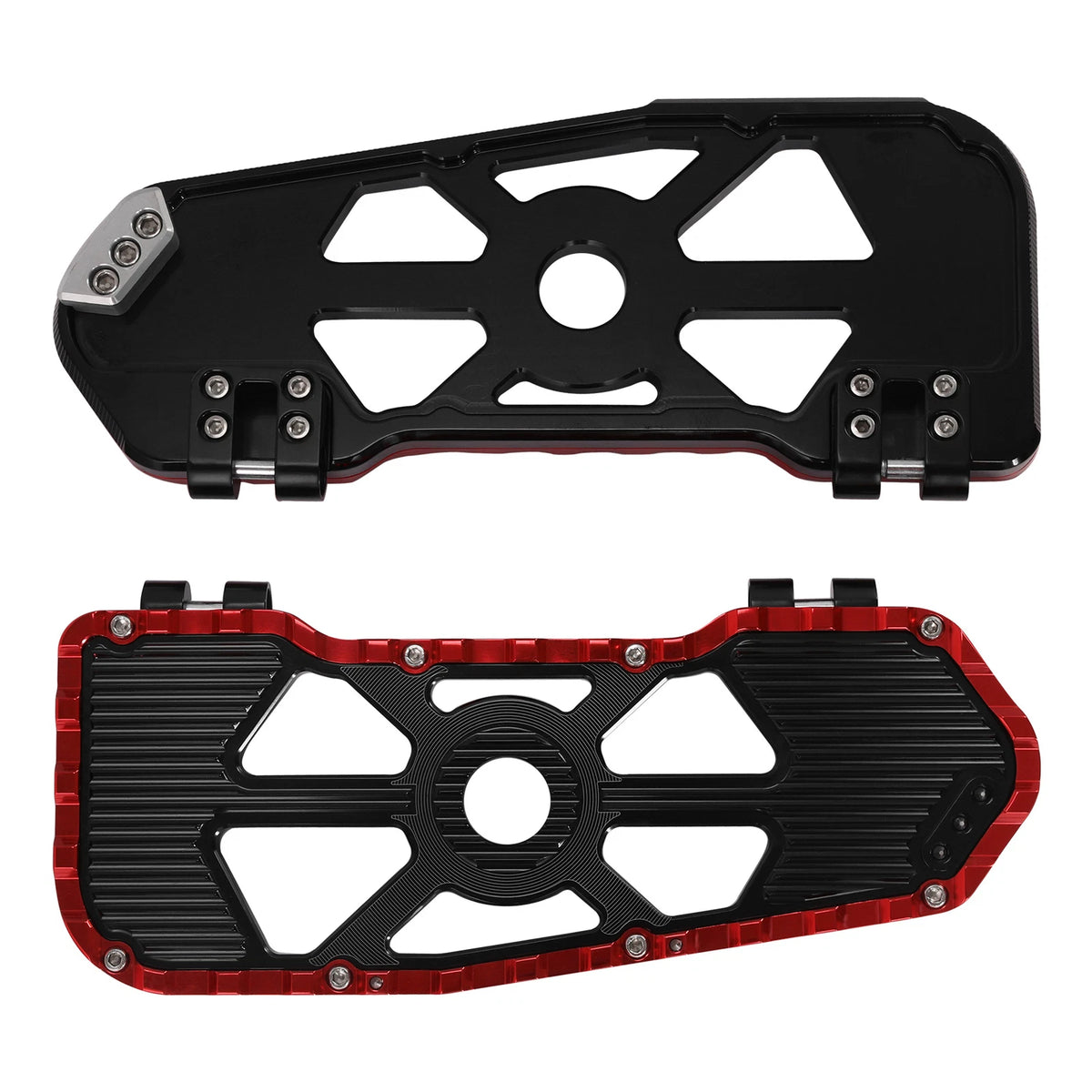 Driver Floorboards Footboards &10mm Rear FootPegs For Harley Electra Glide 09-Up