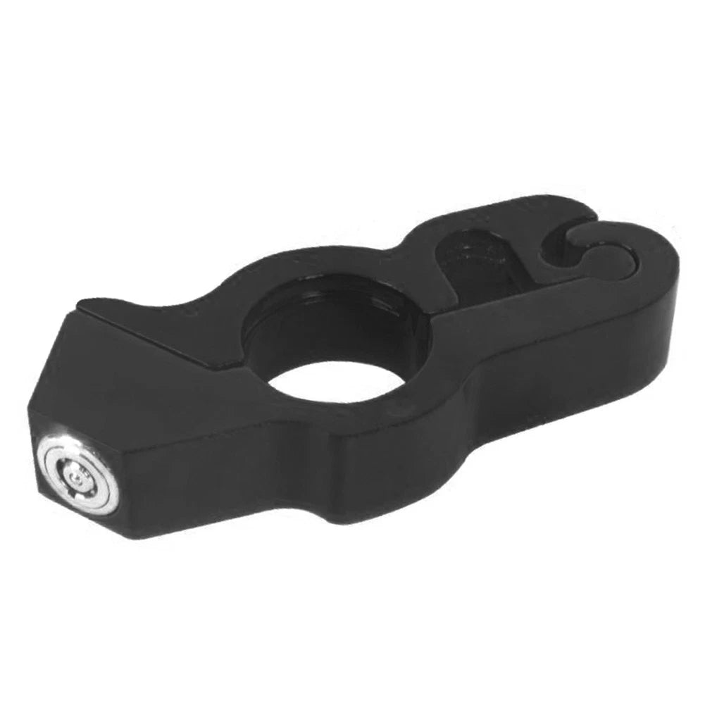 Black Motor Handlebar Lock Anti-Theft Grip Throttle Security Bike Scooter ATV
