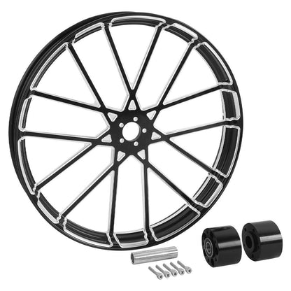 30'' Front Wheel Rim Hub Dual Disc Fit For Harley Touring Road Glide 2008-Up ABS