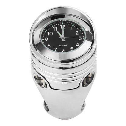 Universal 1 1/4" Front Handlebar Clock Mount For Harley Custom Cruiser Chopper