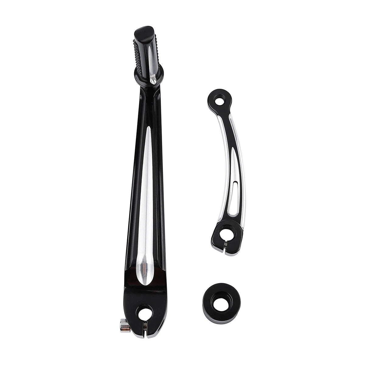 Black Shifter Lever Set Fit For Harley Touring Road Glide 88-Up Softail 86-17 16