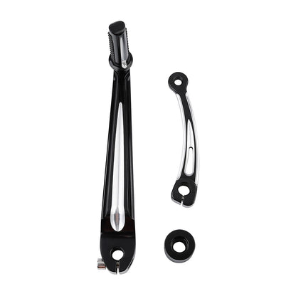 Black Shifter Lever Set Fit For Harley Touring Road Glide 88-Up Softail 86-17 16