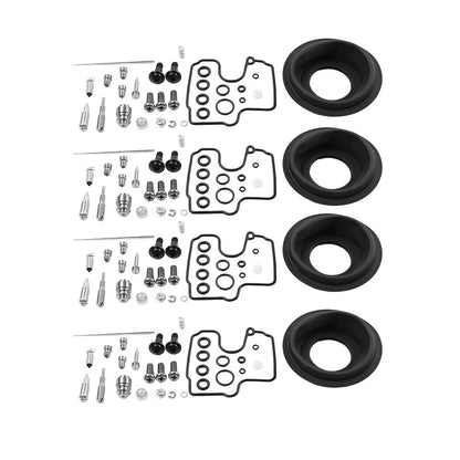 4 Sets Carburetor Carb Repair Rebuild Kits Gasket For Yamaha YZF-R1 1998-2001