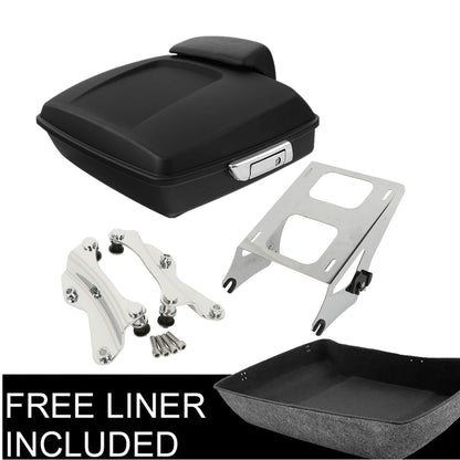Chopped Trunk Mount Rack Docking Kit Fit For Harley Electra Road Glide 14-25 23