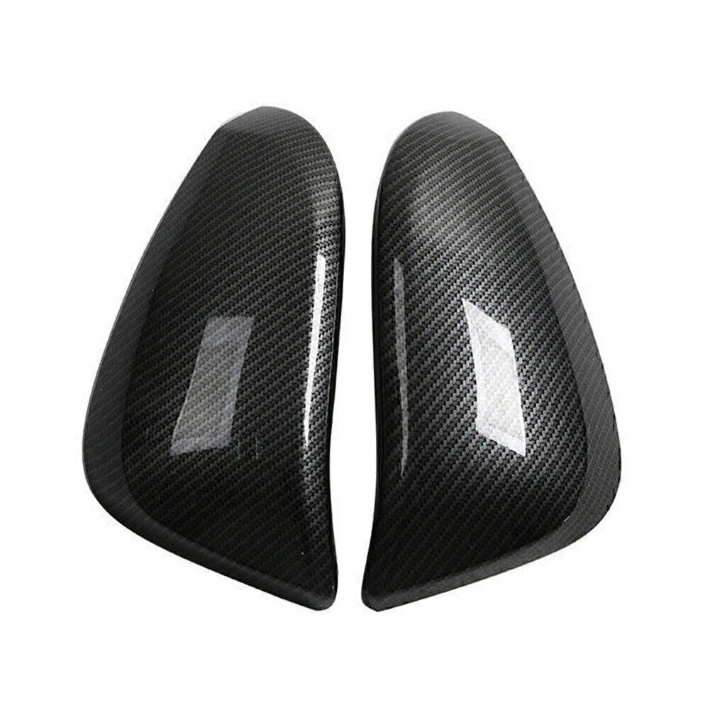 Fit Toyota Hilux Revo 2015 - 2022 Style Side Door Mirror Cover Trim Carbon Fiber