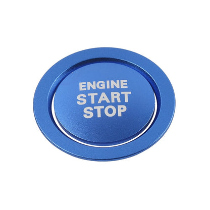 Engine Start Stop Push Button Cover Ring For Toyota Tacoma Yaris Prius RAV4 Blue