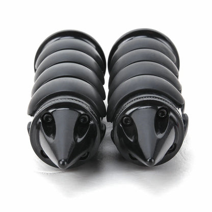 1" Black Handlebar Hand Grips Fit for Harley Dyna Sportster XL 883 1200 Softail
