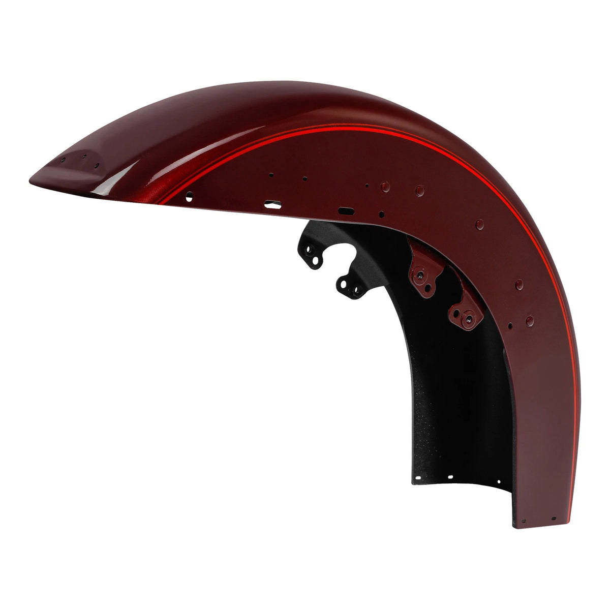 Front Fender Fit For Harley Touring Road King 2014-2024 23 Mysterious Red Sunglo