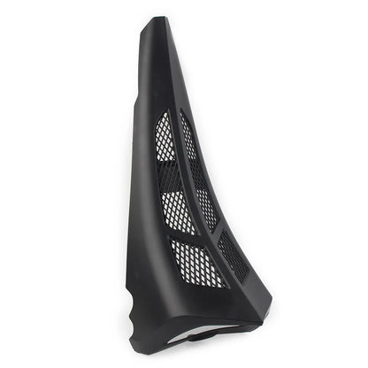 Tall Chin Spoiler Scoop Stretched For Harley Street Road Glide 2014-22 Matte Blk
