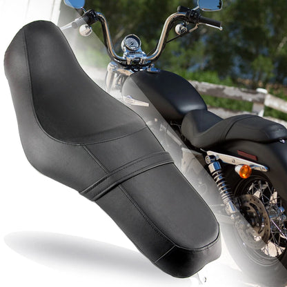 Black Two Up Driver Passenger Seat For Harley Sportster Iron 1200 2021 2020 2019