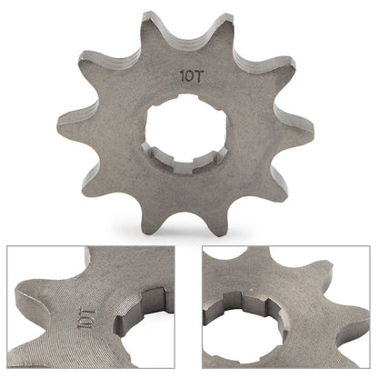 Chain Front Sprocket Cog Fit 125cc-250cc Dirt Pit Bike ATV Go Kart 520-10T 20mm