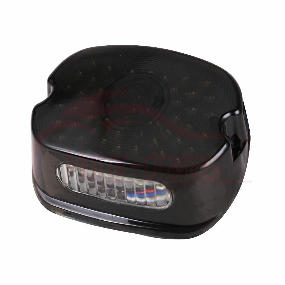 Smoked LED Tail Light Brake Turn Signal Lights for Sportster 1200 883 Dyna FXST