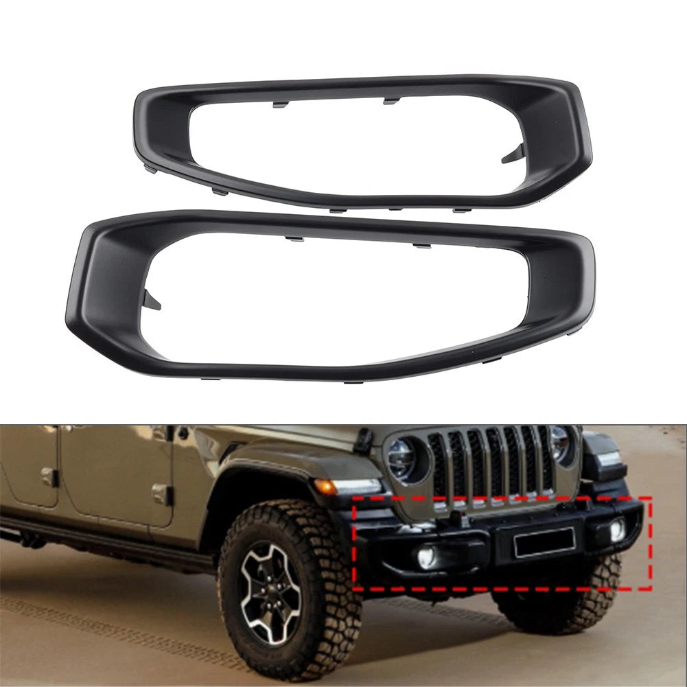 Pair Fog Light Trim 6BU59TZZAA 6BU58TZZAA For Jeep Gladiator 2020-2023