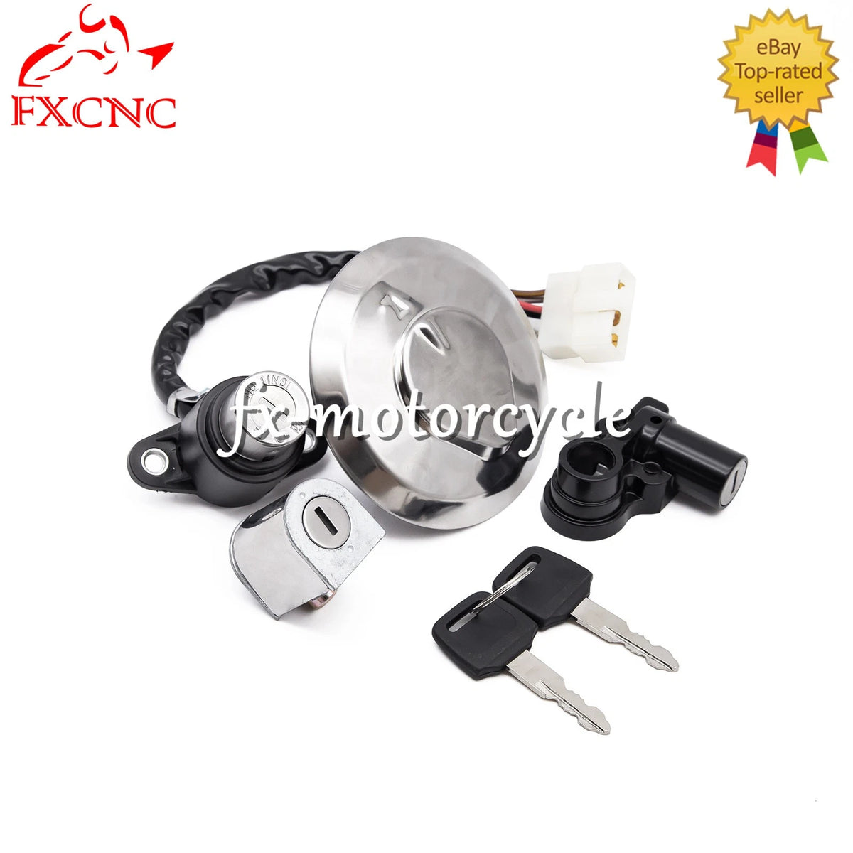 For Honda CMX250 (REBEL)1985-2014 Ignition Switch Gas Cap Fuel Tank Seat Key Set