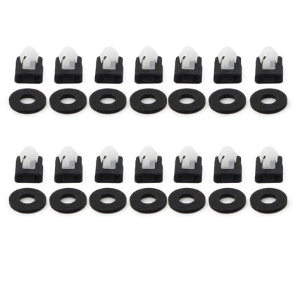 14pcs Exterior Front Windscreen Pillar Trim Clips For Ford Explorer 2011-2019