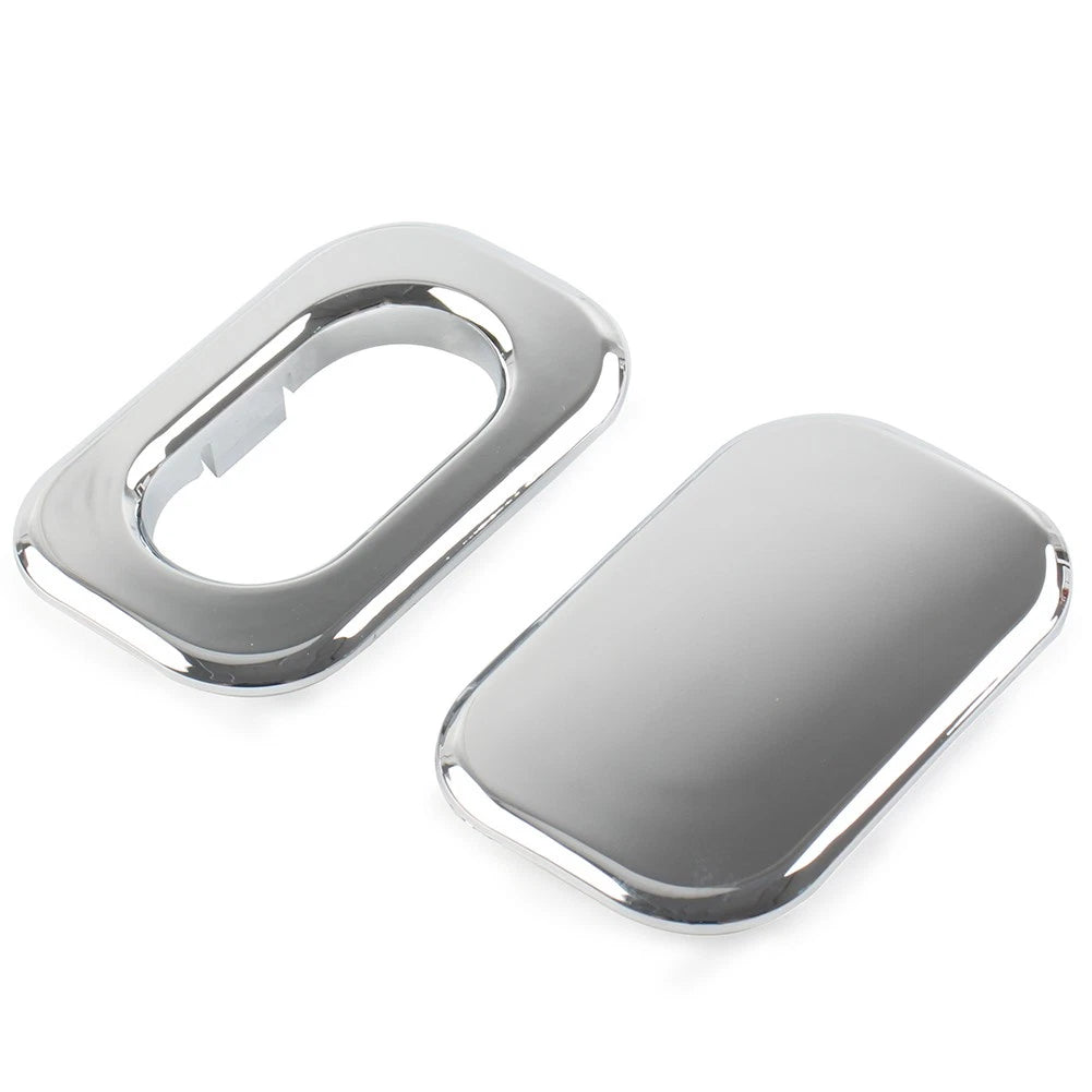 Chrome Antenna Hole Accent + Filler Cover For Harley Road Street Glide FLHR FLHX