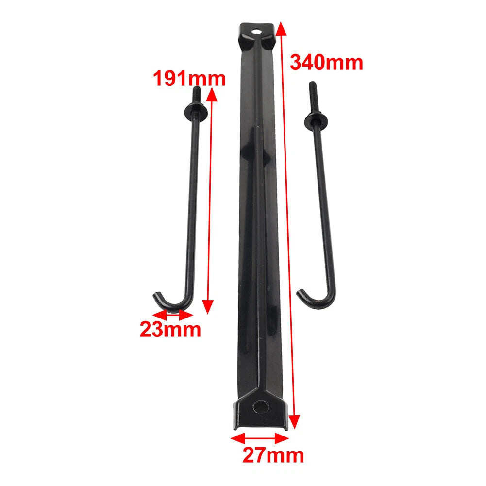 Battery Hold Down Clamp Bracket Kit For Lexus LX450 For Toyota Land Cruiser 80