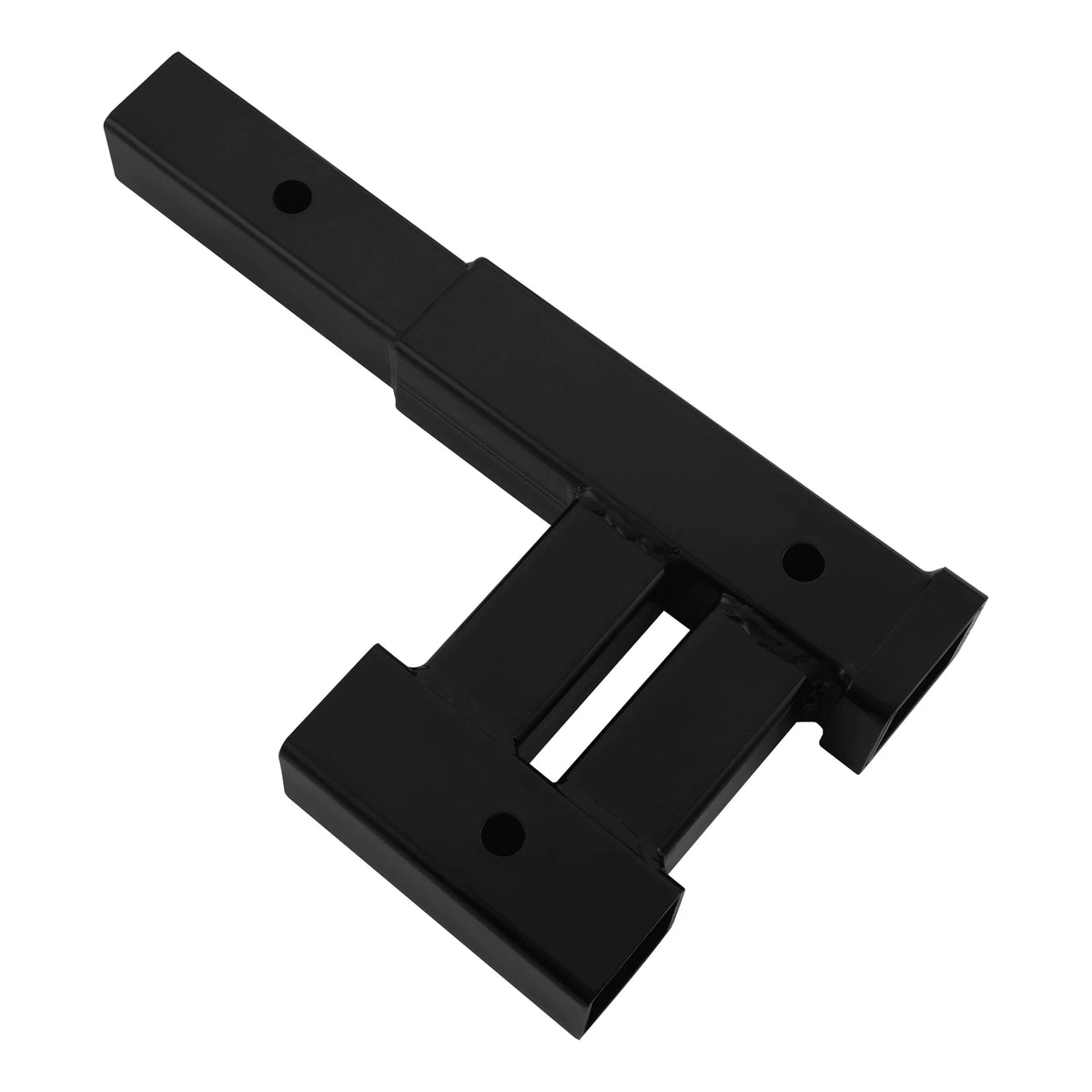 Rear Dual 2" Trailer Hitch Receiver Rise Drop Extender Adapter Tow Truck 4000LB