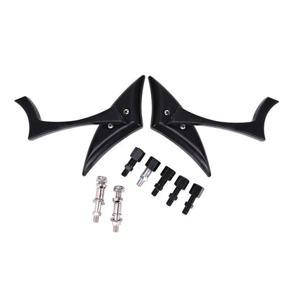 Black Motorcycle Side Mirrors For Harley Street Glide Special Road Electra Glide