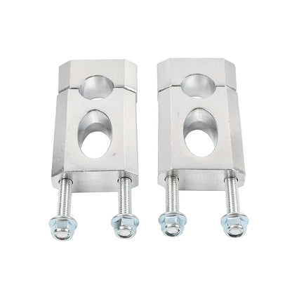 22mm 7/8'' Motor HandleBar Mount Clamp Risers For 50-125cc Dirt Pit Bike Silver