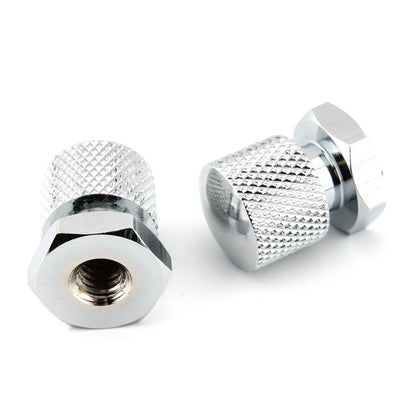 2x Solo Seat Nuts Seat Nuts 1/4"-20 Thread for Harley Touring Softail