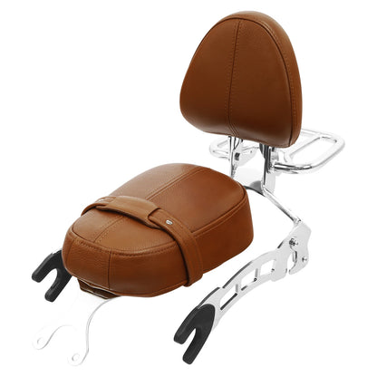 Passenger Seat Backrest Sissy Bar W/ Rack For Indian Scout 15-24 Sixty ABS 19-20