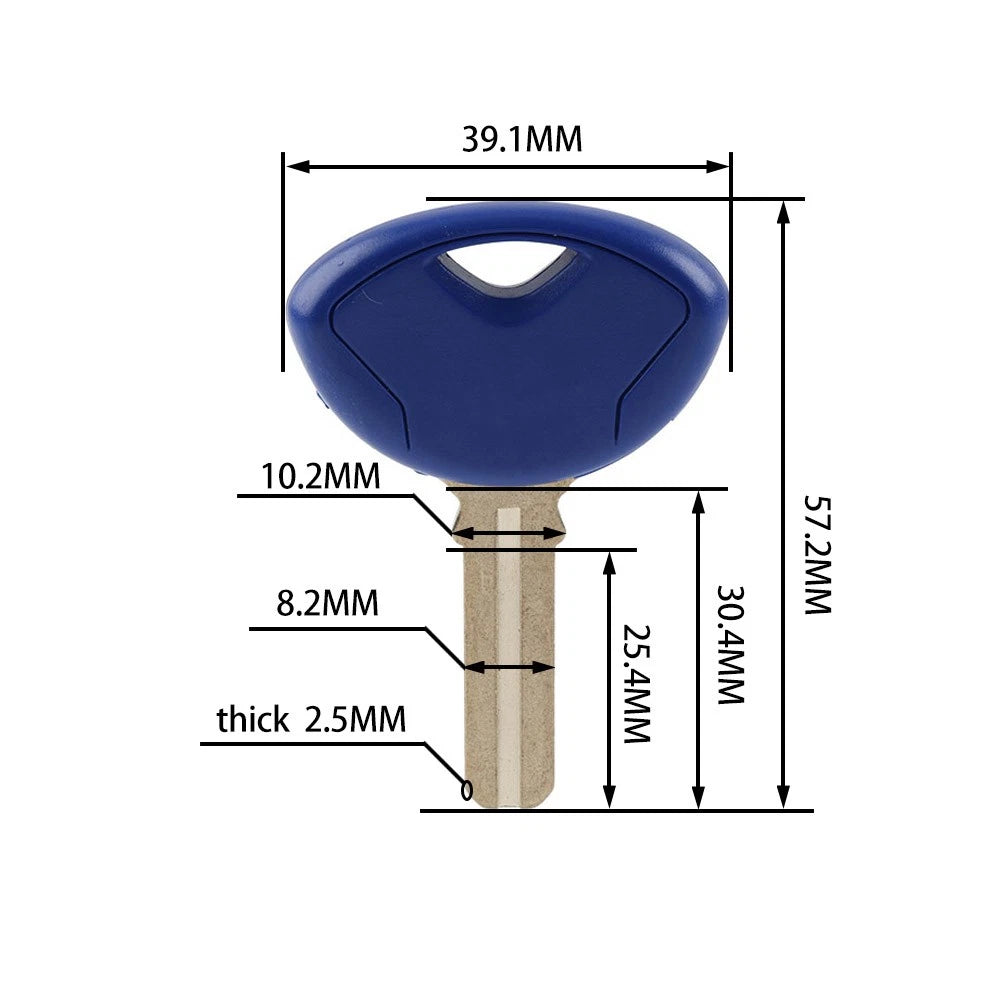 Replacement Blade Uncut Blank Key For BMW R1200R K1300S R1200GS K1200GT US