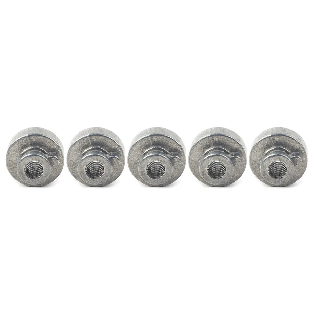 5x Rear Fender Passenger Seat Bolt Tab Screw Nut Knob Cover For Harley Davidson