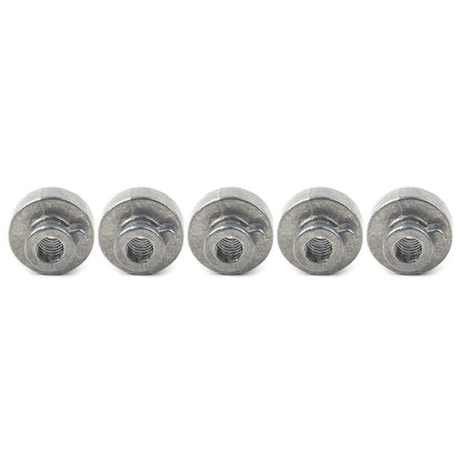 5x Rear Fender Passenger Seat Bolt Tab Screw Nut Knob Cover For Harley Davidson