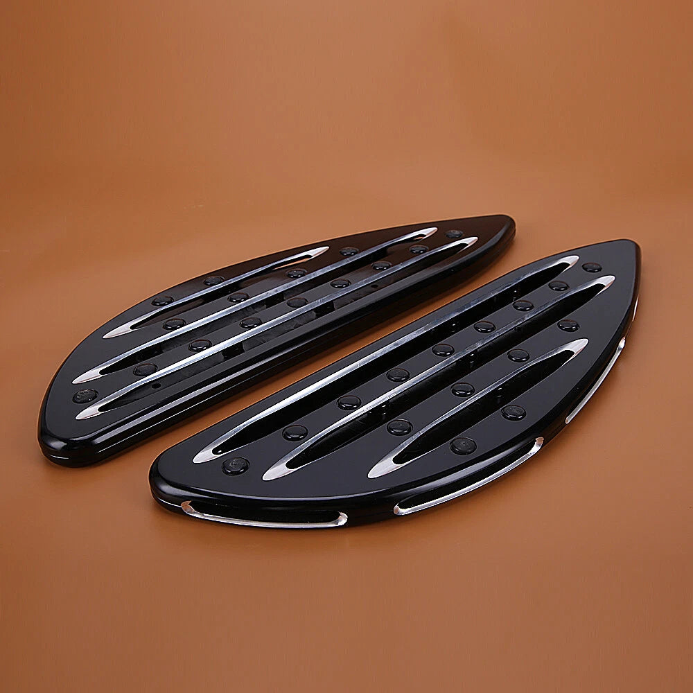 Driver Passenger Floorboards Foot Pegs Floor Boards Fit For Harley Electra Glide