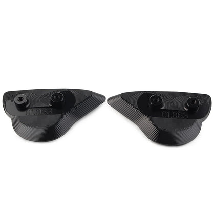 2x Rearview Mirror Block Off Base Plates Cover For Yamaha YZF-R6 17-22 R7 21-23