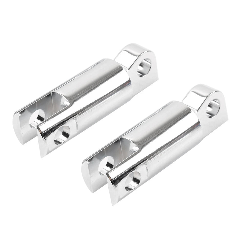 2x Male Mount Foot Peg Extensions For Harley Sportster Softail Dyna Touring Chro