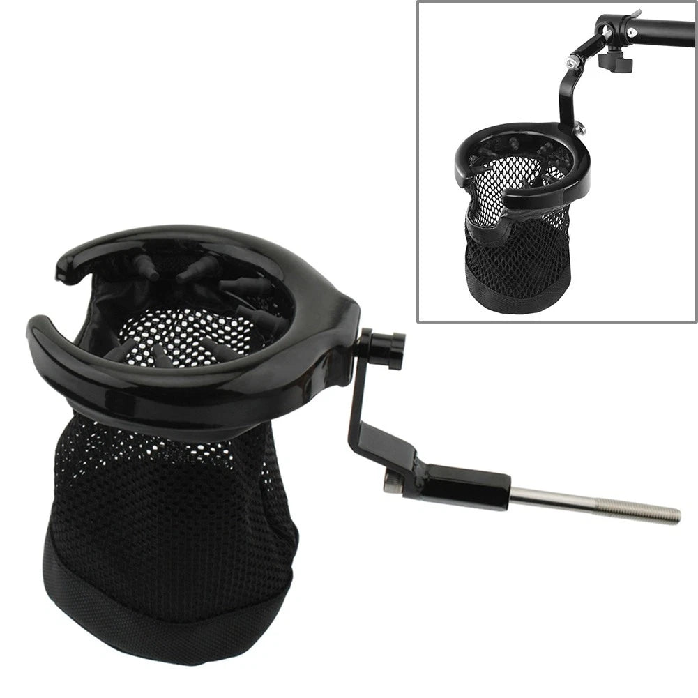 Black Rear Passenger Drink Cup Holder Fit For Honda Goldwing GL1800 2001-2017
